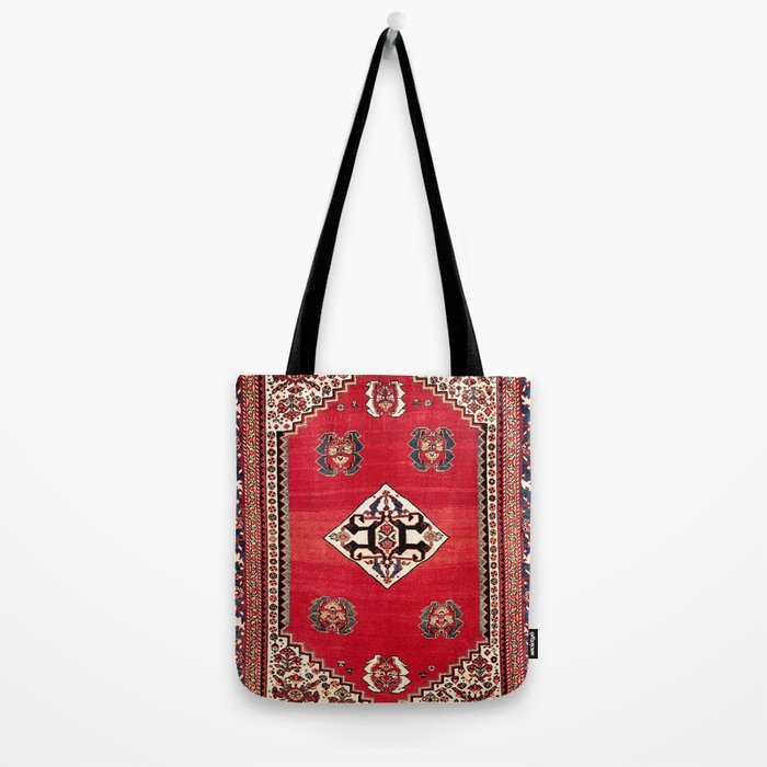 Qashqa'i Kashkuli Fars Southwest Persian Rug Print Tote Bag Gallery Image 2