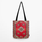 Qashqa'i Kashkuli Fars Southwest Persian Rug Print Tote Bag Gallery Image 2