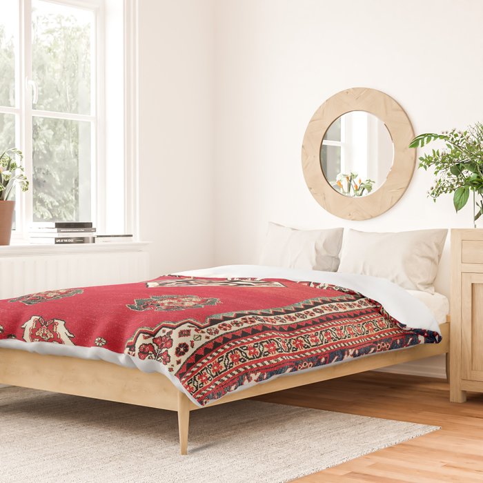 Qashqa'i Kashkuli Fars Southwest Persian Rug Print Duvet Cover Gallery Image 2