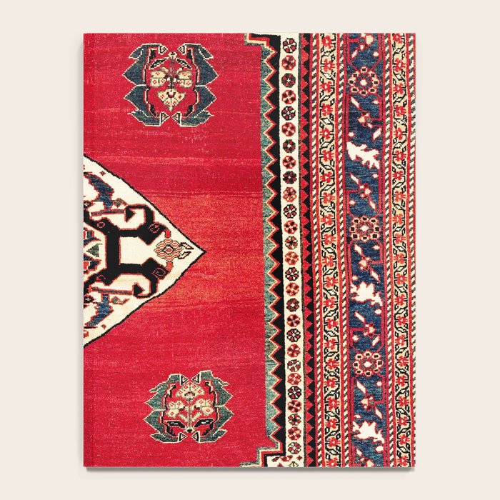 Qashqa'i Kashkuli Fars Southwest Persian Rug Print Notebook Gallery Image 4