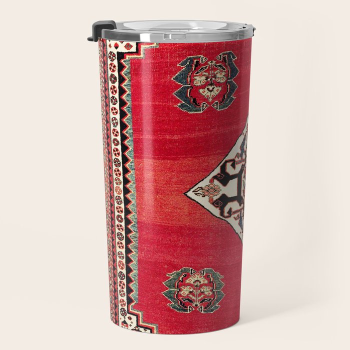 Qashqa'i Kashkuli Fars Southwest Persian Rug Print Travel Mug Gallery Image 3