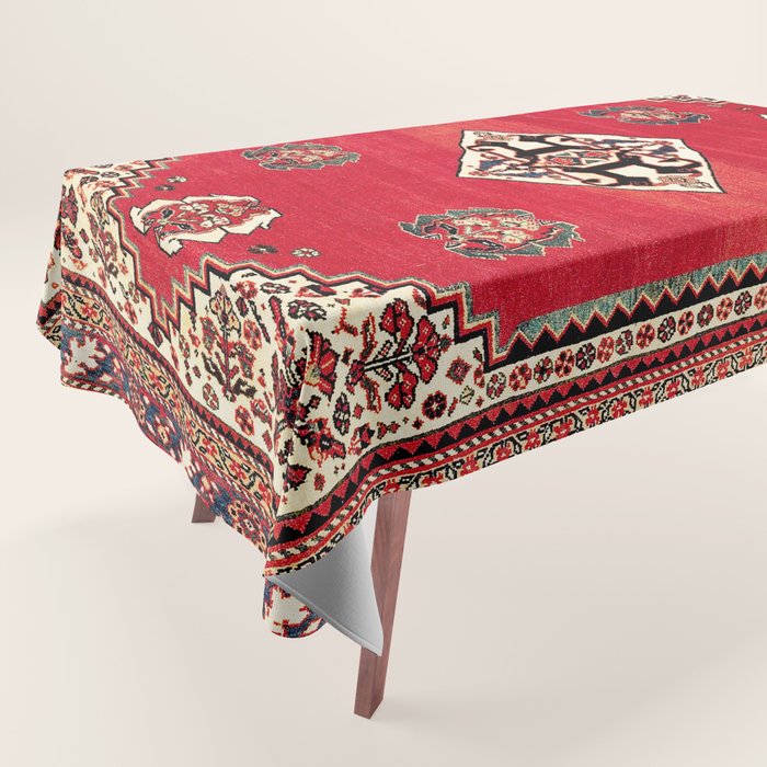Qashqa'i Kashkuli Fars Southwest Persian Rug Print Tablecloth Gallery Image 1