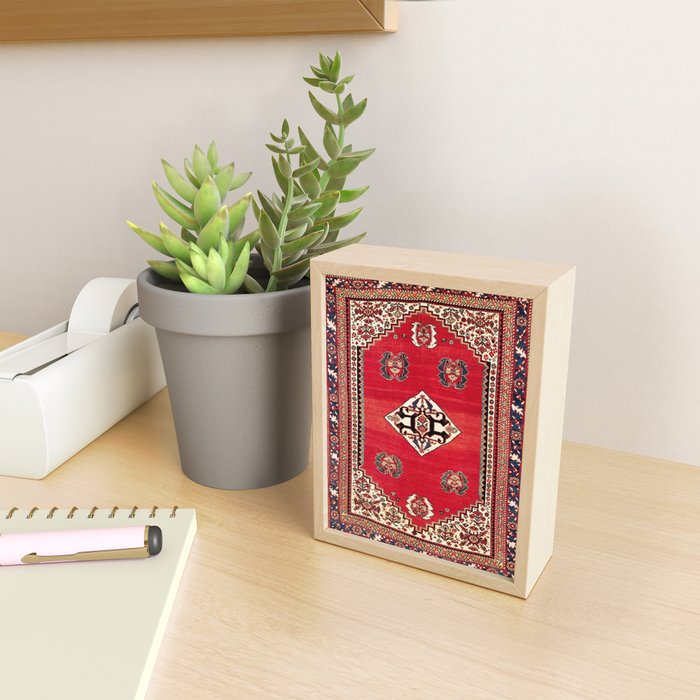 Qashqa'i Kashkuli Fars Southwest Persian Rug Print Mini Art Print Gallery Image 2
