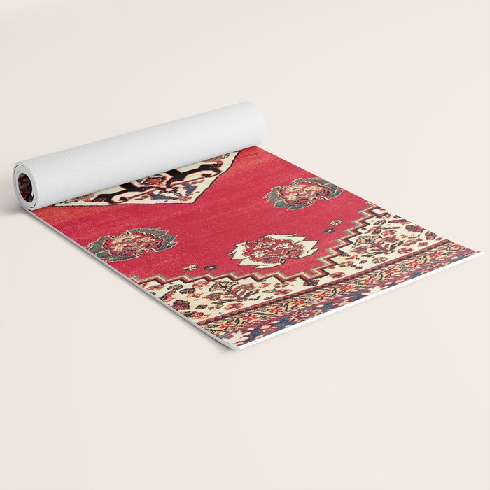 Qashqa'i Kashkuli Fars Southwest Persian Rug Print Yoga Mat Gallery Image 2