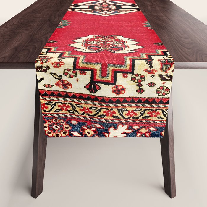 Qashqa'i Kashkuli Fars Southwest Persian Rug Print Table Runner Gallery Image 1