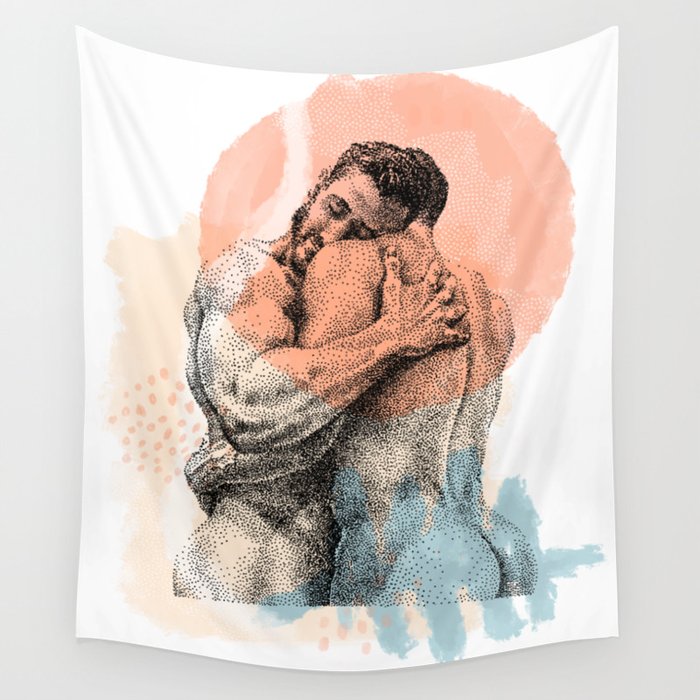 The Lovers - NOODDOOD Remix Wall Tapestry Gallery Image 4