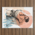 The Lovers - NOODDOOD Remix Outdoor Rug Gallery Image 1