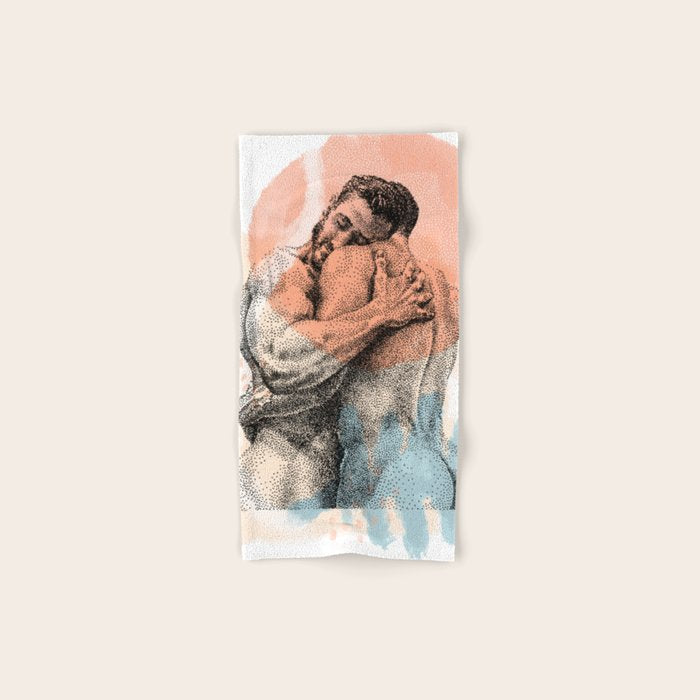 The Lovers - NOODDOOD Remix Bath Towel Gallery Image 1