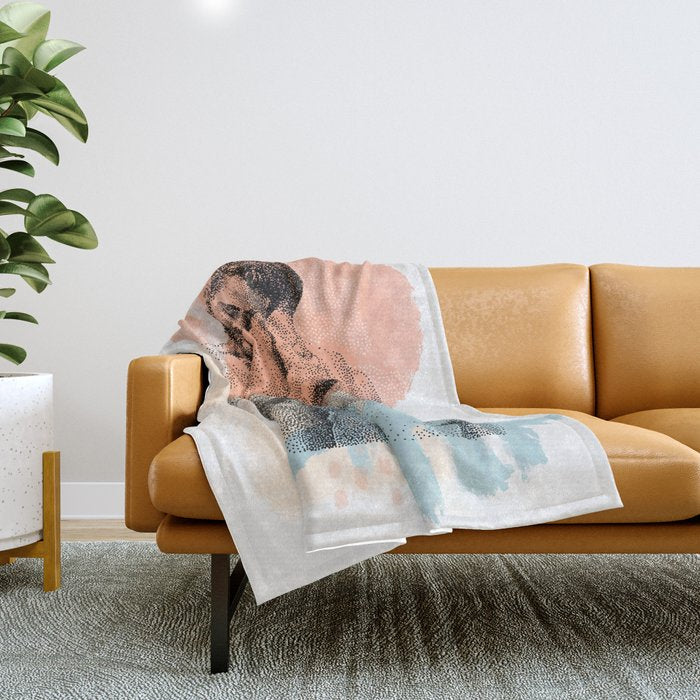 The Lovers - NOODDOOD Remix Throw Blanket Gallery Image 1