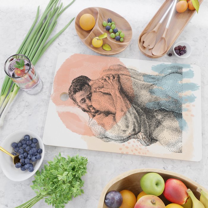 The Lovers - NOODDOOD Remix Cutting Board Gallery Image 2