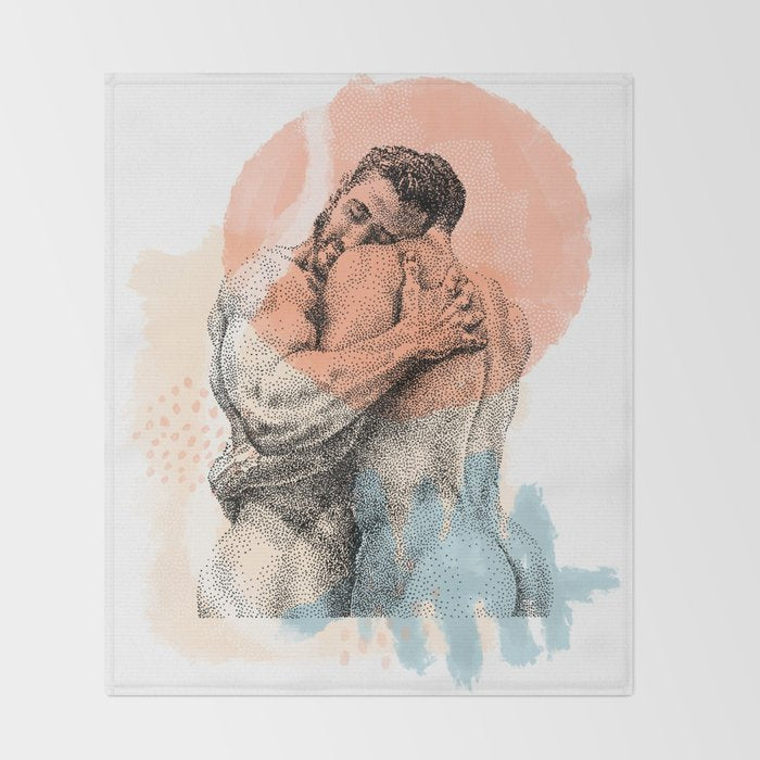 The Lovers - NOODDOOD Remix Throw Blanket Gallery Image 2