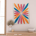 Vintage California Sun: Star Leaf Matisse Edition Wall Tapestry Gallery Image 2