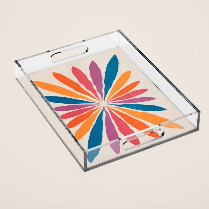 Vintage California Sun: Star Leaf Matisse Edition Acrylic Tray Gallery Image 1