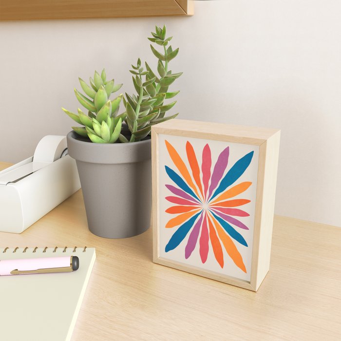 Vintage California Sun: Star Leaf Matisse Edition Mini Art Print Gallery Image 2