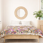 Vibrant paisley print Duvet Cover Gallery Image 3