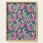 Jackalope - blue and purple  Serving Tray Gallery Image 1