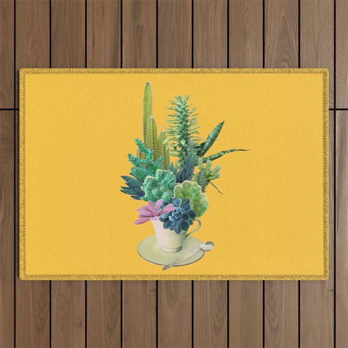 Arid garden Outdoor Rug Gallery Image 1