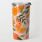 Orange Blooms - Blush Travel Mug Gallery Image 2