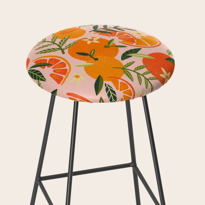 Orange Blooms - Blush Stool Gallery Image 2