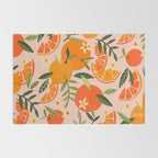 Orange Blooms - Blush Rug Gallery Image 2