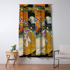 Gustav Klimt Water Serpents II Window Curtain Gallery Image 5