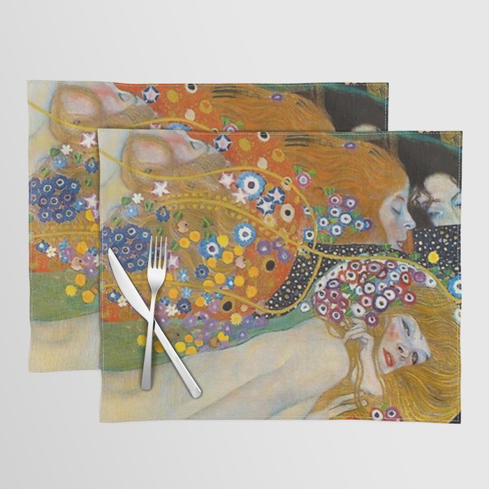 Gustav Klimt Water Serpents II Placemat Gallery Image 1