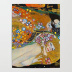 Gustav Klimt Water Serpents II Poster Gallery Image 4