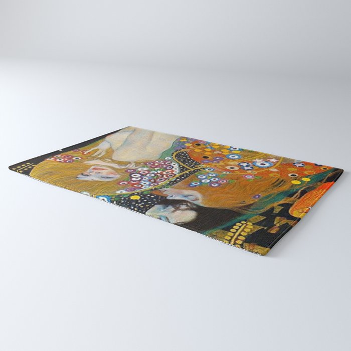 Gustav Klimt Water Serpents II Rug Gallery Image 3