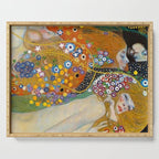 Gustav Klimt Water Serpents II Serving Tray Gallery Image 1