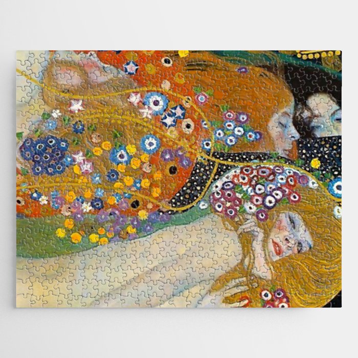 Gustav Klimt Water Serpents II Jigsaw Puzzle Gallery Image 1