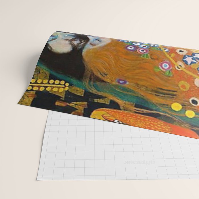 Gustav Klimt Water Serpents II Wrapping Paper Gallery Image 2
