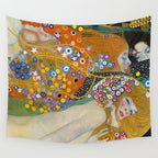 Gustav Klimt Water Serpents II Wall Tapestry Gallery Image 4