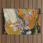 Gustav Klimt Water Serpents II Outdoor Rug Gallery Image 1
