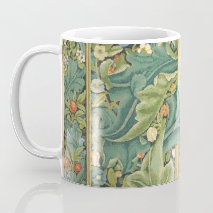 Floral Tree After William Morris Digital Painting Coffee Mug Gallery Image 3