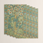 Floral Tree After William Morris Digital Painting Wrapping Paper Gallery Image 3