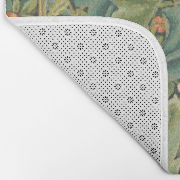 Floral Tree After William Morris Digital Painting Bath Mat Gallery Image 2