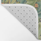 Floral Tree After William Morris Digital Painting Bath Mat Gallery Image 2