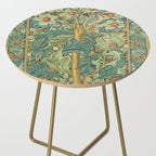 Floral Tree After William Morris Digital Painting Side Table Gallery Image 2