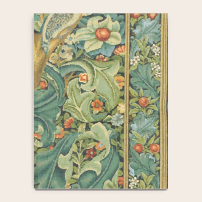 Floral Tree After William Morris Digital Painting Notebook Gallery Image 4