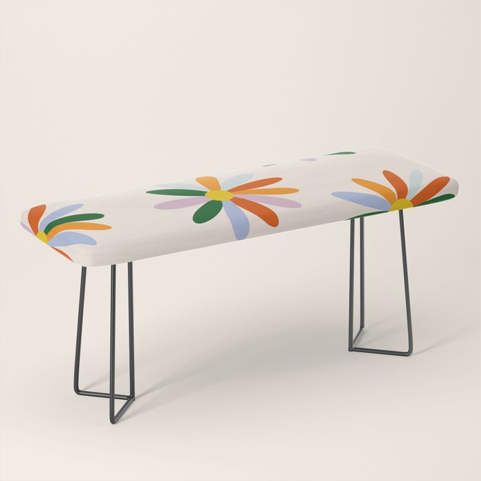 Patchwork Daisies  Bench Gallery Image 1