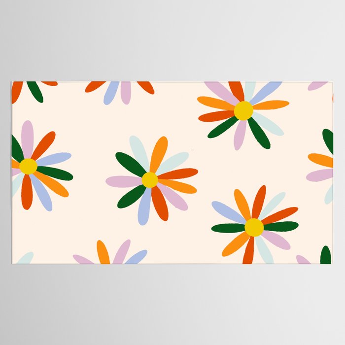 Patchwork Daisies  Tablecloth Gallery Image 2
