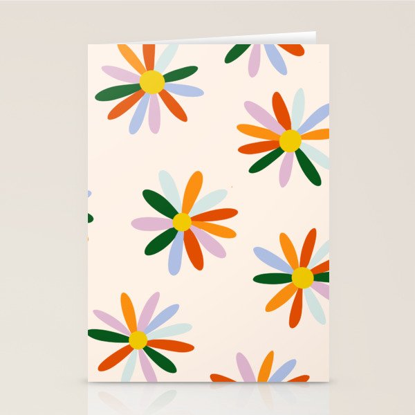 Patchwork Daisies  Stationery Card Gallery Image 2