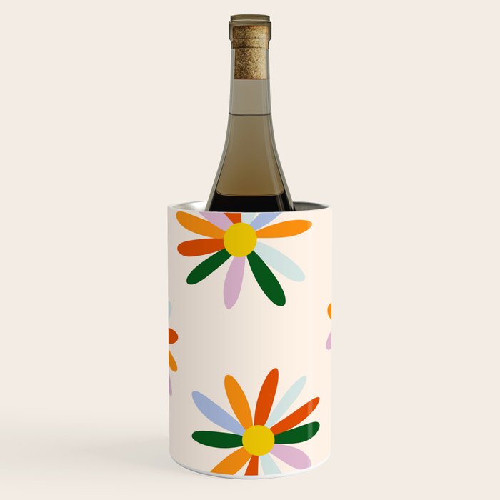 Patchwork Daisies  Wine Chiller Gallery Image 3