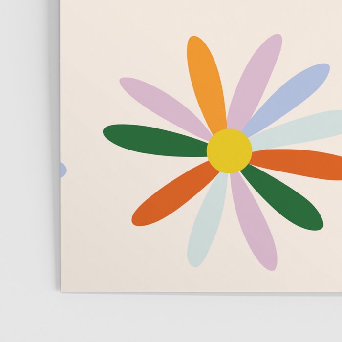 Patchwork Daisies  Poster Gallery Image 3