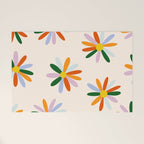 Patchwork Daisies  Welcome Mat Gallery Image 1