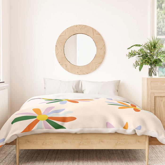 Patchwork Daisies  Duvet Cover Gallery Image 3