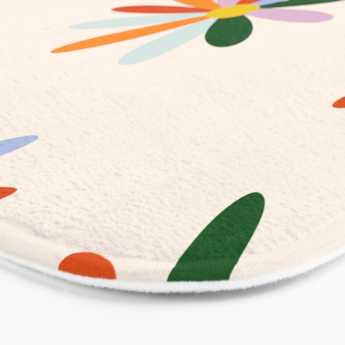 Patchwork Daisies  Bath Mat Gallery Image 3