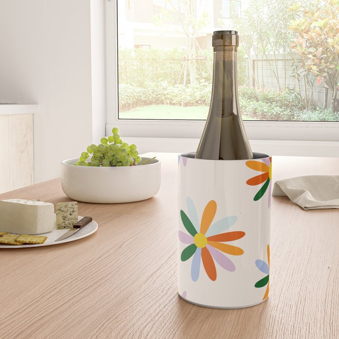 Patchwork Daisies  Wine Chiller Gallery Image 4