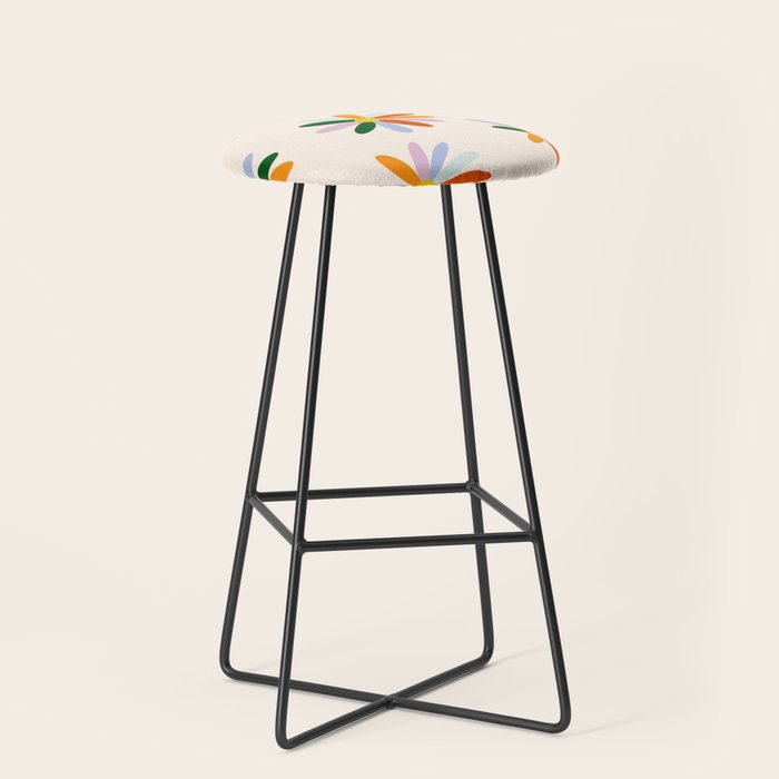 Patchwork Daisies  Stool Gallery Image 1