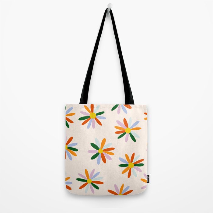 Patchwork Daisies  Tote Bag Gallery Image 2